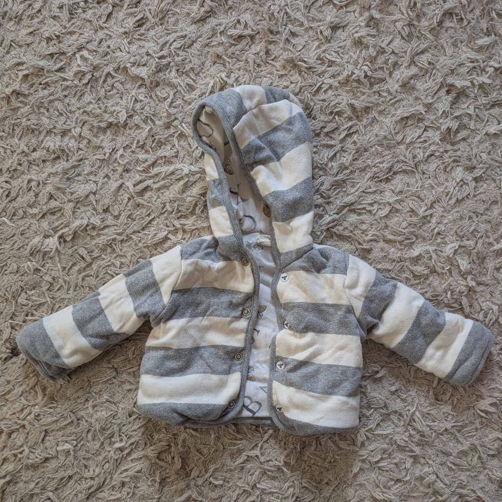 Burt's Bees hoodie 3-6 mo